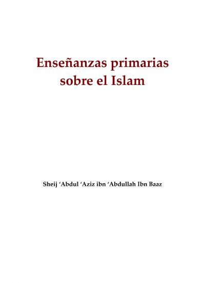 Enseñanzas primarias sobre el Islam