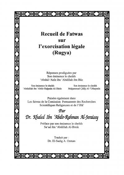 Recueil de fatwas sur l’exorcisation légale