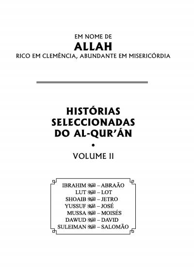 Histórias Seleccionadas do Al-Qur’án volume 2