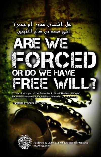 Are We Forced or Do We Have Free Will (Bookmarked)