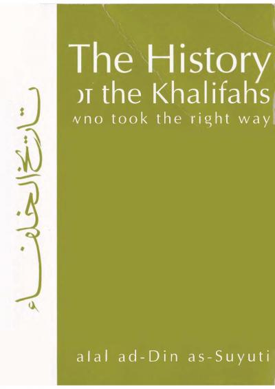 The History of The Khalifahs who took the right way