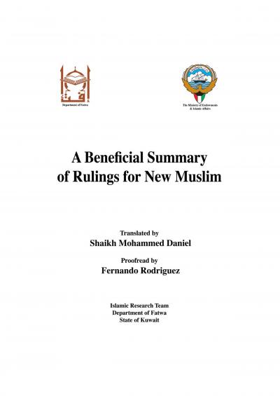 A Beneficial Summary of Rulings for New Muslim