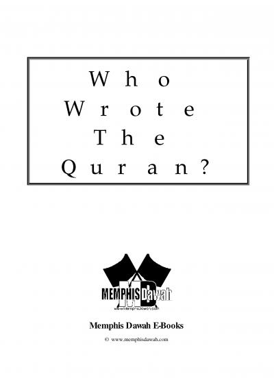 Who Wrote The Quran?