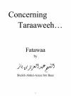 Concerning Taraaweeh