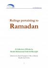 Rulings pertaining to Ramadaan